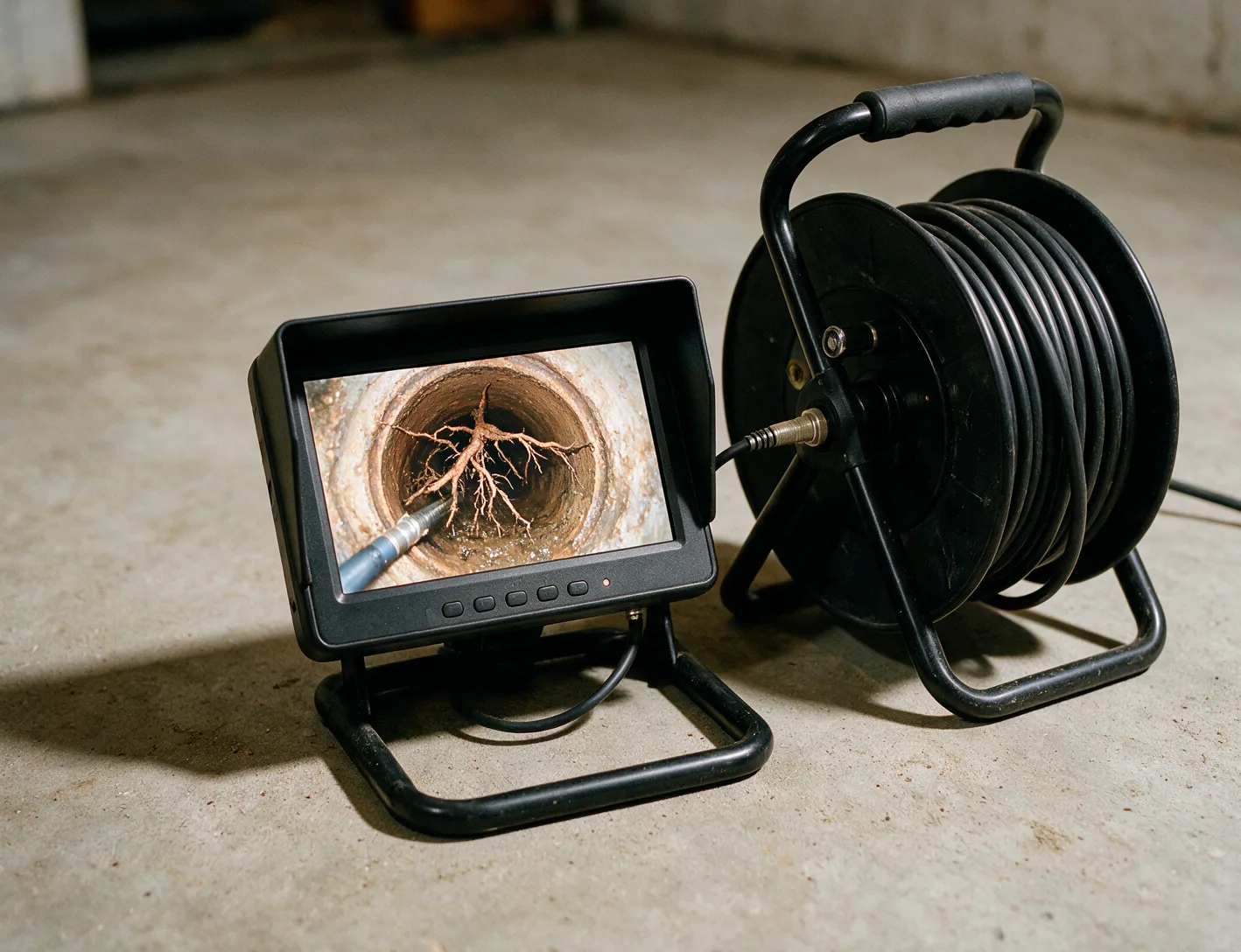 Roots on a camera monitor